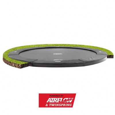 BERG Elite Markhöjd Studsmatta Grå 430