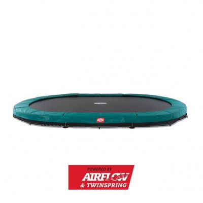 BERG Grand Champion Nedgrävbar Studsmatta 350 Grön