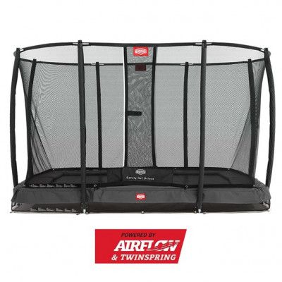 BERG Ultim Champion Nedgrävbar Studsmatta 330 + Säkerhetsnät Deluxe