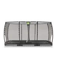 Exit Allure Premium Nedgrävd Studsmatta 244X427Cm - Svart