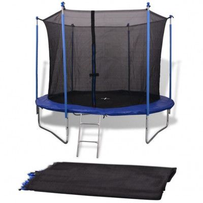 vidaXL Säkerhetsnät till 3,05 m rund studsmatta