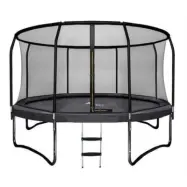 Viking Sports Studsmatta - 305 Cm - Med Nät Och Stege - Upp Till 150 Kg - Svart