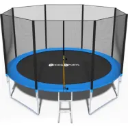 Viking Sports Studsmatta 366 Cm Med Skyddsnät Blå Upp Till 150 Kg