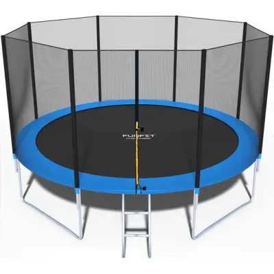 Viking Sports Studsmatta - 404 Cm - Med Nät&Stege - Upp Till 150 Kg