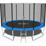 Viking Sports Studsmatta 404 Cm Med Skyddsnät Och Stege - Upp Till 150 Kg