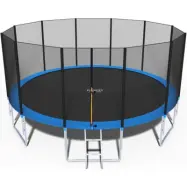 Viking Sports Studsmatta 490 Cm - Med Nät Och Stege - Blå - Upp Till 150 Kg