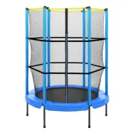 Viking Sports Studsmatta Med Skyddsnät - Ø 152 Cm - 5 Fot - Blå