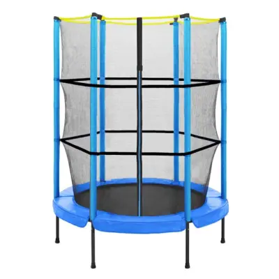 Viking Sports Studsmatta Med Skyddsnät - Ø 152 Cm - 5 Fot - Blå