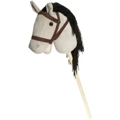 Käpphäst Grå med Tyglar - Teddykompaniet -  Leksaksaffären