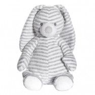 StorOchLiten Teddykompaniet, Cotton Cuties - Kanin Mjukis Grå 27 cm