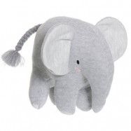 Teddykompaniet Cozy Knits elefant, grå
