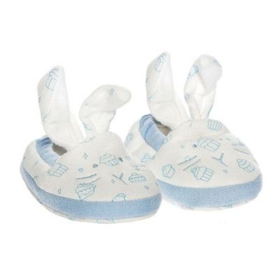 Teddykompaniet, Diinglisar Organic Tofflor Ljusblå