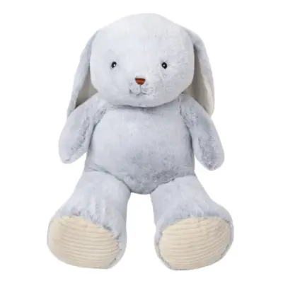 Teddykompaniet kanin Emma 90 cm, gråmelerad