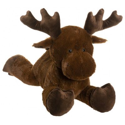 Teddykompaniet Liggande älg 90 cm