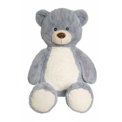 StorOchLiten Teddykompaniet, Nalle 100 cm Grå