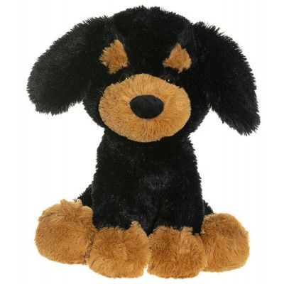 Teddykompaniet Sittande hund (Svart)
