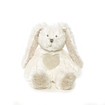 Teddykompaniet Teddy Cream Kanin 24 cm (Vit)
