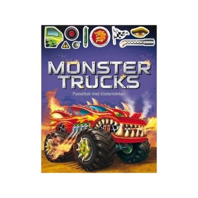 Teddykompaniet Tukan, Pysselbok Monstertrucks med klistermärken