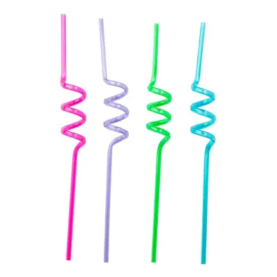 Återanvändbara Sugrör Flerfärgade - 4-pack