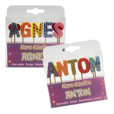 Tårtljus med Namn - Elin