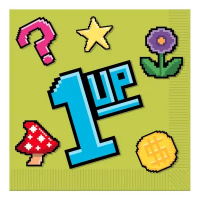 Servetter 1Up 8-Bitars - 16-pack