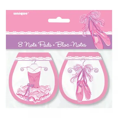 Anteckningsblock Ballerina - 8-pack