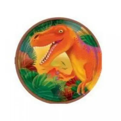 Assietter dinosaurie 8-pack