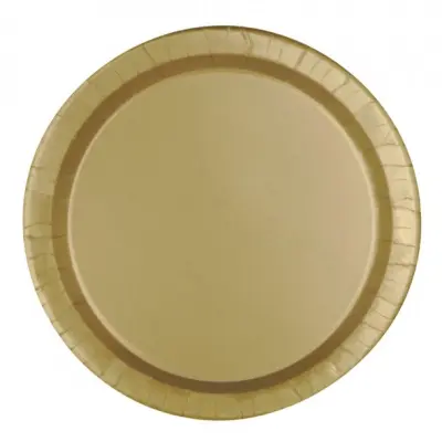 Assietter guld 8-pack