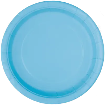 Assietter ljusblå 8-pack