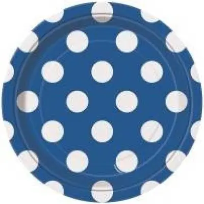 Assietter prickiga blå 8-pack