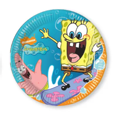 Assietter Svampbob 10-pack