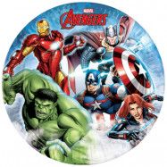 Avengers Papperstallrik 23 cm 8-pack