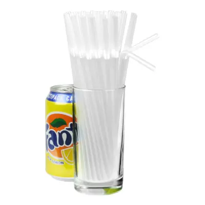 Böjbara Sugrör Transparenta - 250-pack