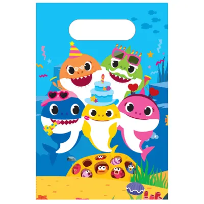 Baby Shark Papperspåse 8-pack