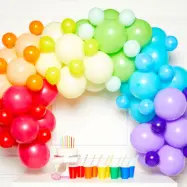 Ballongbåge Regnbågsfärgad