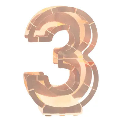 Ballongbox Siffra Roséguld Metallic - Siffra 3