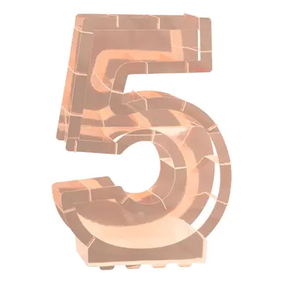 Ballongbox Siffra Roséguld Metallic - Siffra 5