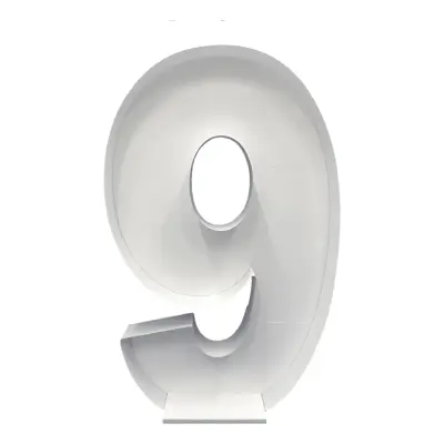 Ballongbox Siffra Stor - Siffra 9