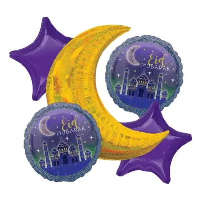 Ballongbukett Eid Mubarak