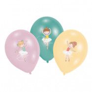 Ballonger Dansande Ballerina - 6-pack