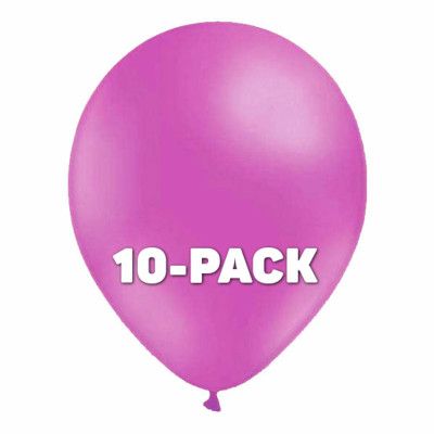 Ballonger Ljuslila - 10-pack