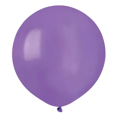 Ballonger Ljuslila Runda Stora - 50-pack