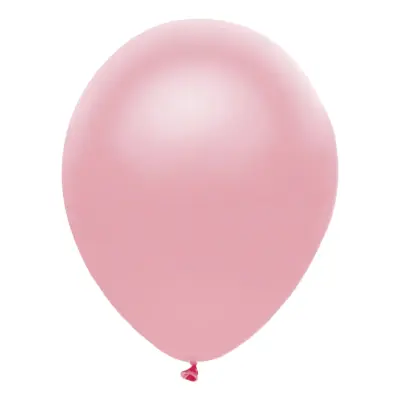 Ballonger Ljusrosa Metallic - 100-pack