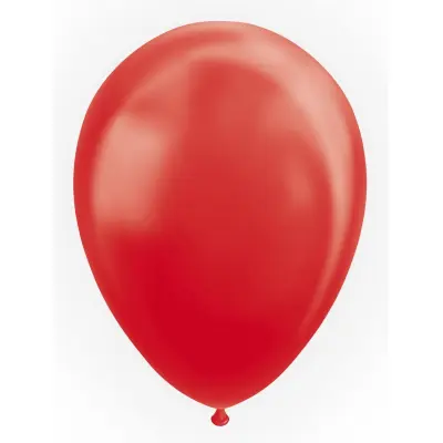 Ballonger metallic röda 25-pack