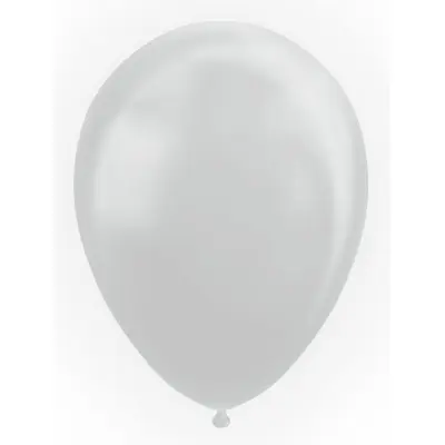 Ballonger metallic silver 25-pack