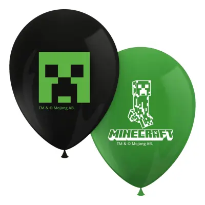 Ballonger Minecraft - 8-pack