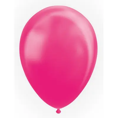 Ballonger pärlemor mörkrosa 10-pack
