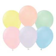 Ballonger Professional Flerfärgade Macaron - 25-pack