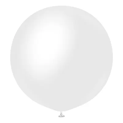 Ballonger Professional Gigantiska Opaque Satin Snow White - 2-pack