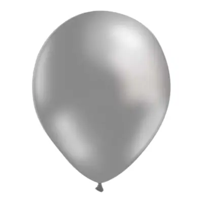 Ballonger Silvermetallic - 50-pack